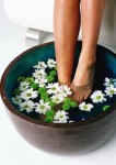 feet care tips - exfoliate and feet soak